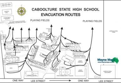 1 evacuation map